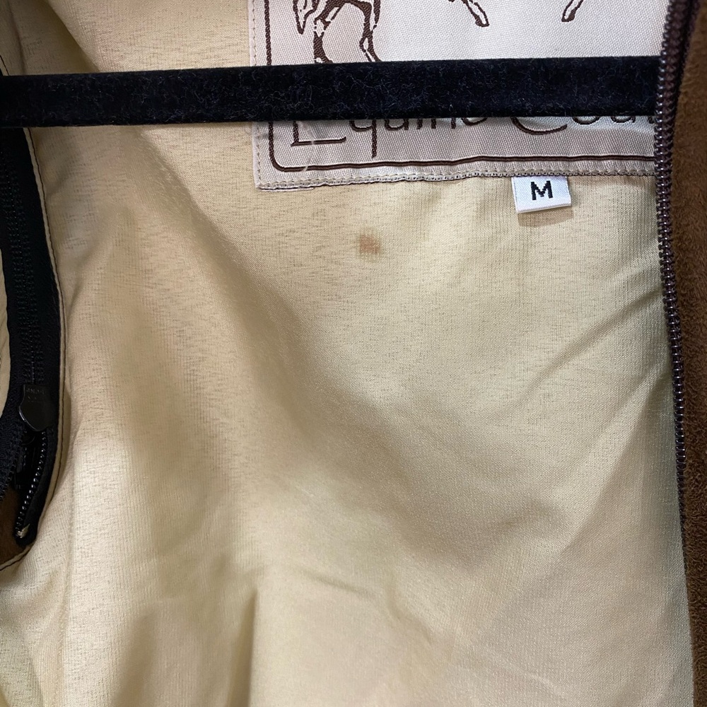 Equine Couture Women's Brown Quilted Riding Jacket size medium - Picture 11 of 15